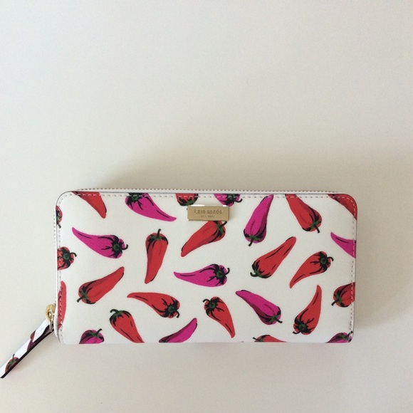 kate spade Handbags - Kate Spade Wallet Neda Liberty Street Hot Peppers